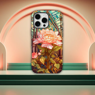 アール・ヌーヴォー風の花柄デザイン iPhone 16 PRO MAXケース