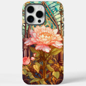 アール・ヌーヴォー風の花柄デザイン Case-Mate iPhoneケース (裏面)