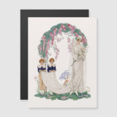 アール・ヌーヴォー ウェディング イラスト - ヴィンテージ ブライダル (正面/裏面)