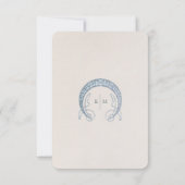 アール・ヌーヴォー ウェディング 情報 ヴィンテージ を 挿入する 招待状 (裏面)