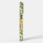 アール・ヌーヴォー オレンジと黄色の花柄 Case-Mate iPhoneケース (裏面 / 右)