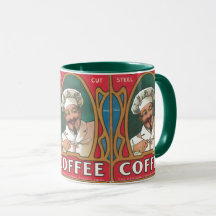 アール・ヌーヴォー キッチン Chef coffee vintage