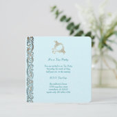 アール・ヌーヴォー ハミングバード ティーパーティー 招待状 (スタンド正面)