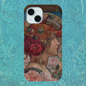 アール・ヌーヴォー フラワー ミューズ | ビンテージ ベル・エポック Case-Mate iPhoneケース