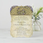 アール・ヌーヴォー・ペコックの結婚式 招待状 (スタンド正面)