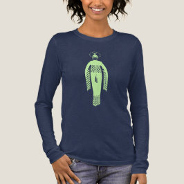 アール・ヌーヴォー・ミントグリーンの女性ターバン・ターキー・ヴィンテージ トライブレンドTシャツ