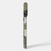 アール・ヌーヴォー ヴィンテージ 矢じり形の花 ガーデン フラワーズ Case-Mate iPhoneケース (裏面 / 右)