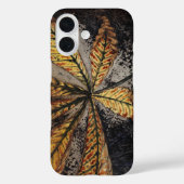 アール・ヌーヴォー 古典 秋 栗 葉柄 印刷デザイン Case-Mate iPhoneケース (裏面)