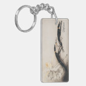 アール・ヌーヴォー 女性 グレイハウンド ルイ・イカルト キーホルダー (正面左)