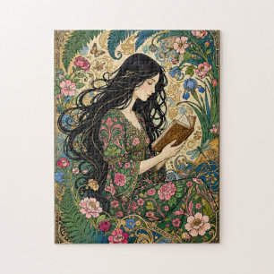アール・ヌーヴォー 読書の庭園  ジグソーパズル