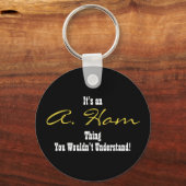 アール・ハム・キーチェーン キーホルダー (正面)