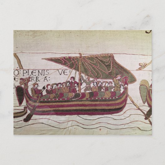 アール・ハロルドは帆を風で一杯にした ポストカード (正面)