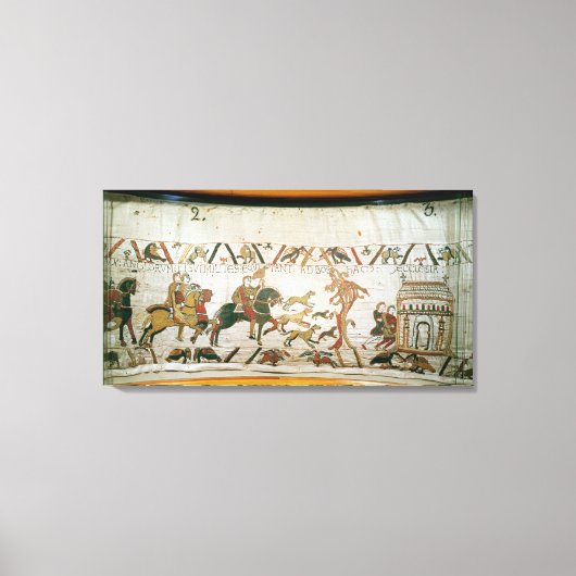 アール・ハロルドは騎士とボシャムに乗り込んだ キャンバスプリント (正面)