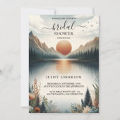 アーレイクサイドマウンテンファンネイチャーレイクブライダルシャワー 招待状 (正面)