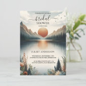 アーレイクサイドマウンテンファンネイチャーレイクブライダルシャワー 招待状 (スタンド正面)