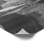 アーレスフォード橋とバージェスヴィンテージ写真 ポスター (角)