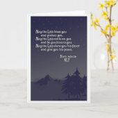 アーロンの天恵-挨拶状 カード (黄色い花)