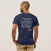 アーロンの天恵-数字6:24 - 26 Tシャツ (裏面フル)