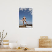 アーロンインザスカイbyリー・ヴァンダーグリフト ポスター (キッチン)