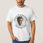 アーロンフォンデナウエルNYC市長2021 Tシャツ (正面)