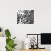 アーロンロジャース山サイクリングへの階段の上 ポスター (ホームオフィス)