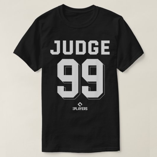 アーロン判事99ニューヨーク野球選手MLBPAスパー Tシャツ (デザイン正面)