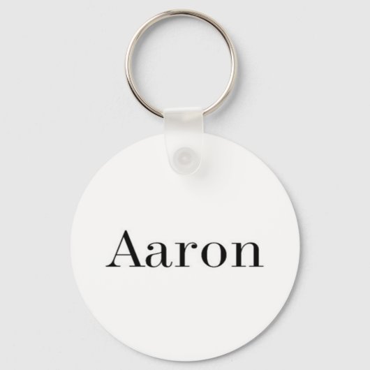 アーロン名キーチェーン キーホルダー (正面)