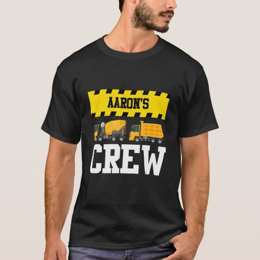 アーロン建築クカスタムルーダンプトラック Tシャツ (正面)