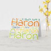 アーロン カード (黄色い花)