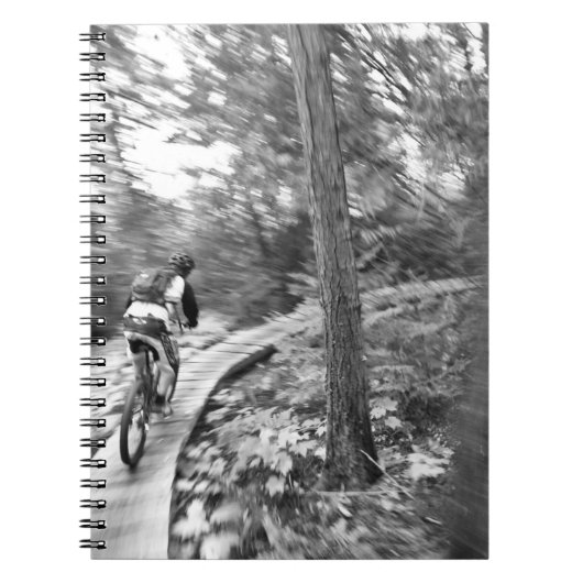 アーロン·ロジャース山サイクリングオンザステアウェイトゥ ノートブック (正面)