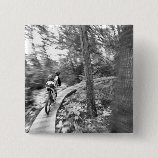 アーロン·ロジャース山サイクリングオンザステアウェイトゥ 缶バッジ (正面)