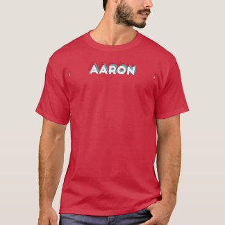 アーロン 名前 楽しい名前 アーロン 80年代 テーマ Tシャツ