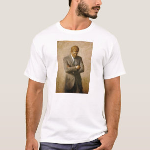 アーロンShikler著John F Kennedyの公式のポートレート Tシャツ