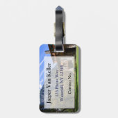 アーワニー ラゲッジタグ (裏面縦)