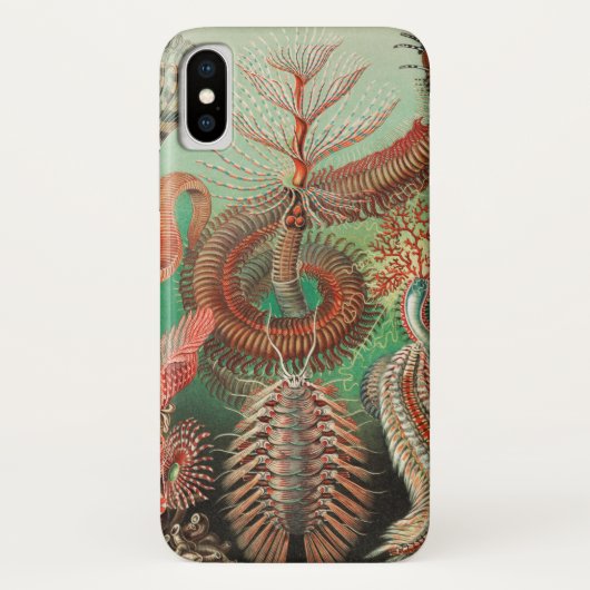 アーンスト・ヘッケルのAnnelids Chaetopodaのワーム Case-Mate iPhoneケース (裏面)
