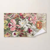 アーンスト·ヘッケル『オーキデア·デヌスブルメン』 バスタオルセット (ハンドタオル)