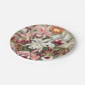 アーンスト·ヘッケル『オーキデア·デヌスブルメン』 ペーパープレート (アングル)