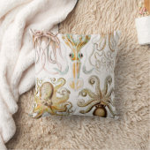 アーンスト·ヘッケル『タコプス·イカ』 クッション (ブランケット)