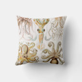 アーンスト·ヘッケル『タコプス·イカ』 クッション (裏面)