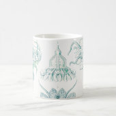 アーンスト·ヘッケル『Discomedusae』クラゲ コーヒーマグカップ (中央)