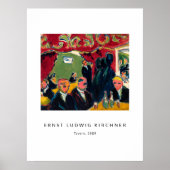 アーンストL.カーチナー – カラフルヴィンテージアモダンート ポスター (正面)