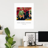 アーンストL.カーチナー – カラフルヴィンテージアモダンート ポスター (ホームオフィス)