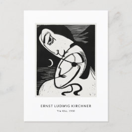 アーンストL. Kirchner – ブラック&スタイリッシュホワイトアーモダント ポストカード