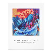 アーンストL. Kirchner – ランドスケープカラフルアテモダンート フォトプリント (正面)