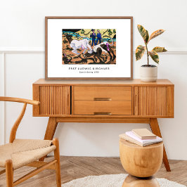 アーンストL. Kirchner – ランドスケープカラフルアテモダンート ポスター