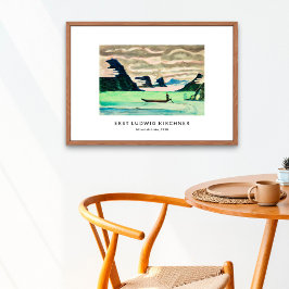 アーンストL. Kirchner – ランドスケープカラフルアテモダンート ポスター