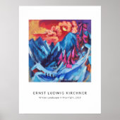 アーンストL. Kirchner – ランドスケープカラフルアテモダンート ポスター (正面)