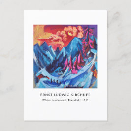 アーンストL. Kirchner – ランドスケープカラフルアテモダンート ポストカード