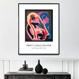 アーンストL. Kirchner - Two Acrobats, モダン Art ポスター