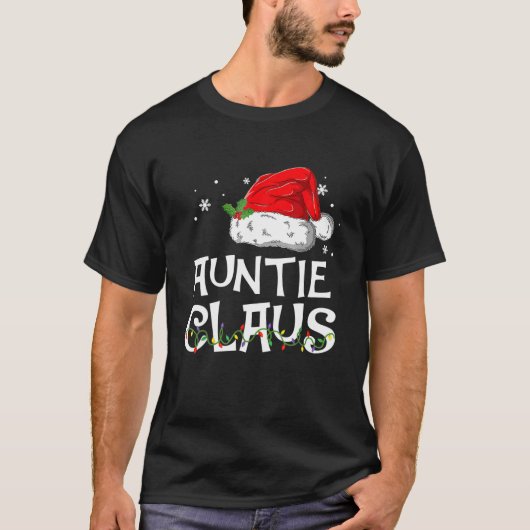 アーンティクロースクリスマスパジャマファミリーマッチングクリスマス Tシャツ (正面)